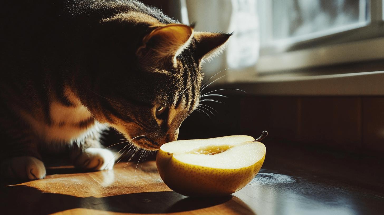 Can Cat Eat Pear Safely and What Are the Risks