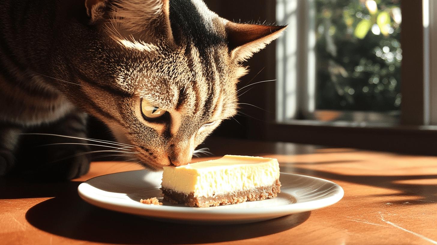 Cheesecake ingredients and their effects on cats