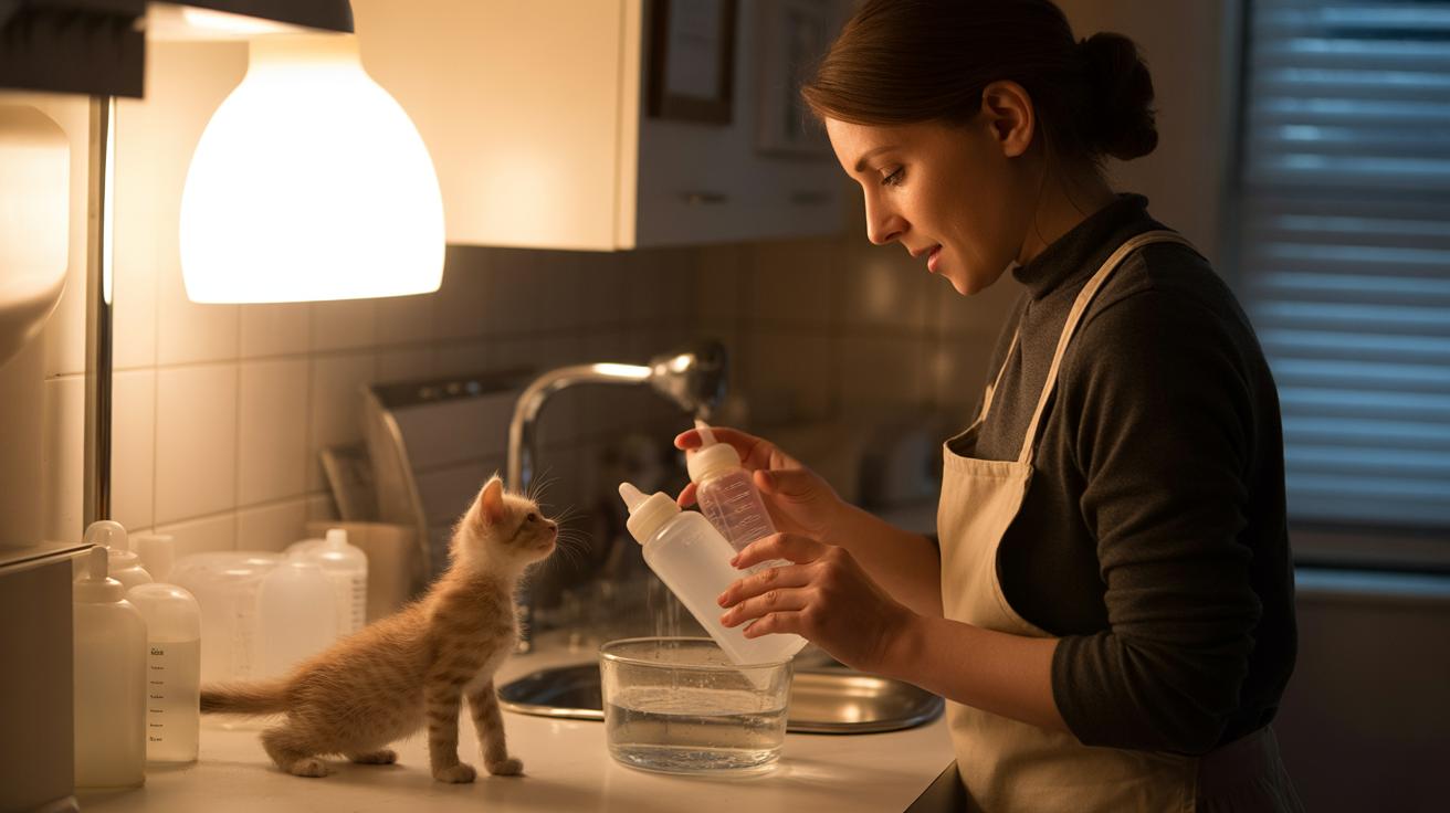 - Hygiene, sterilizing feeding equipment, and safe formula storage when feeding orphan kittens.jpg