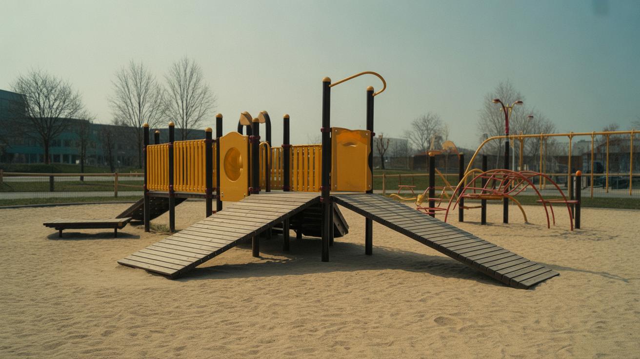 - Munchkin-friendly play environment ramps, low trees, and layout.jpg