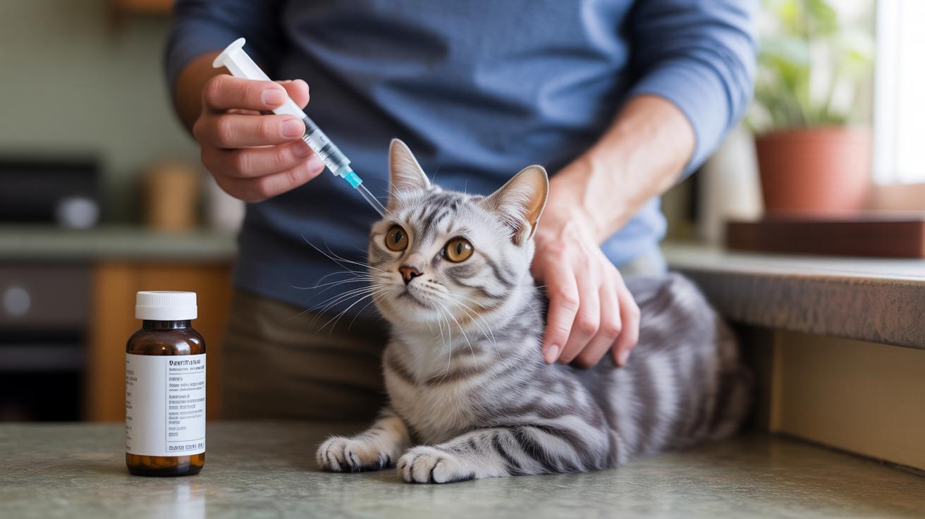 - Owner guidance safe administration, follow-up schedule and emergency signs for FeLV cats on antibiotics.jpg