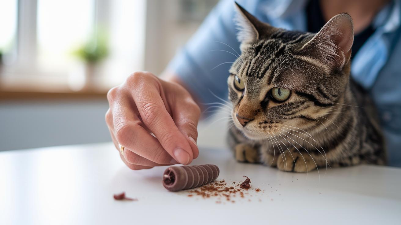 Signs to Consult a Veterinarian After Finding Cat Roundworms.jpg