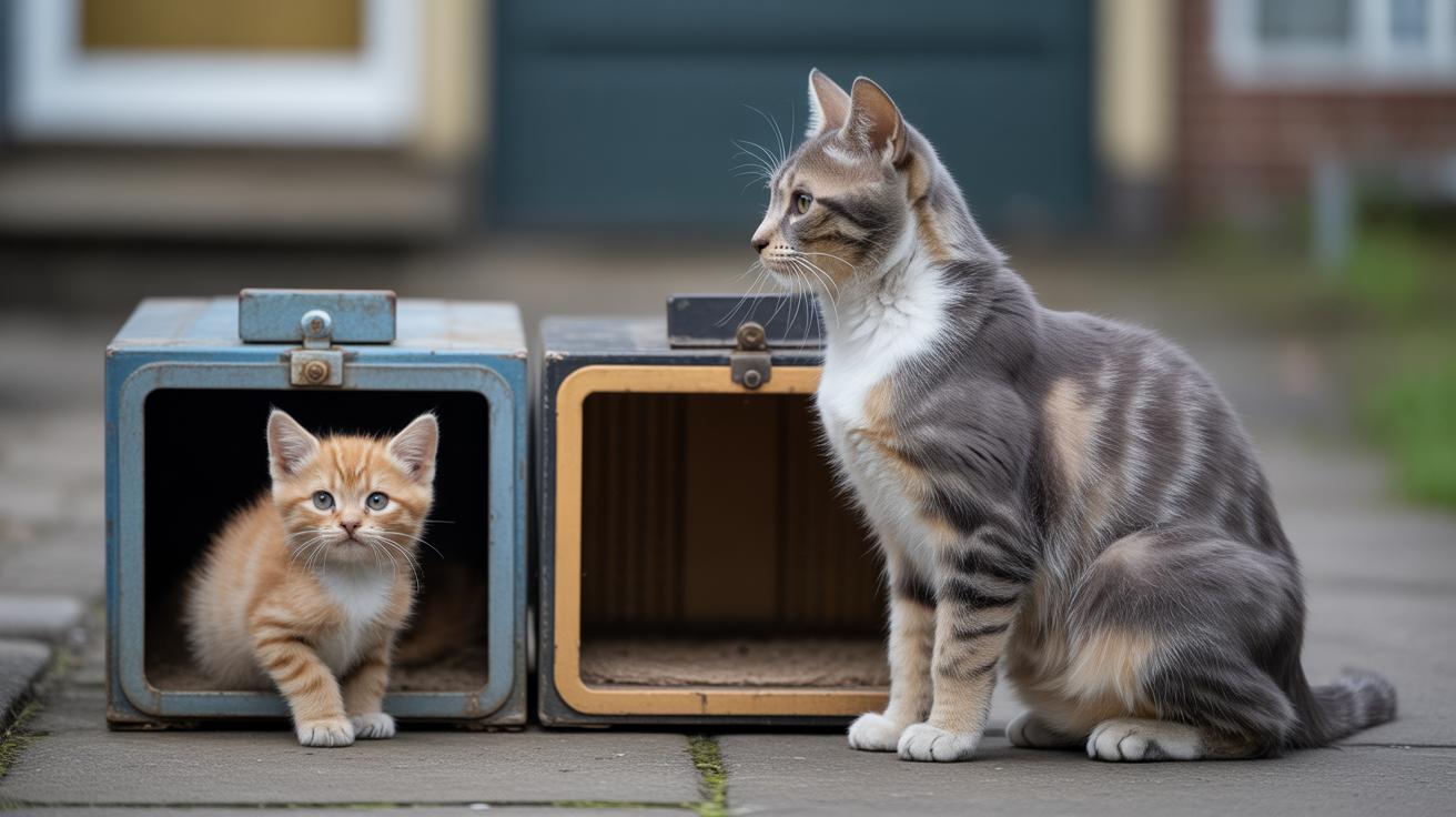 - Suitability for kittens, senior cats, and large breeds when comparing top-entry vs open litter box designs.jpg