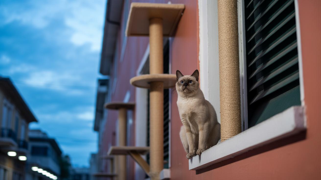 - Tonkinese vertical space, cat trees, and window perch setup.jpg