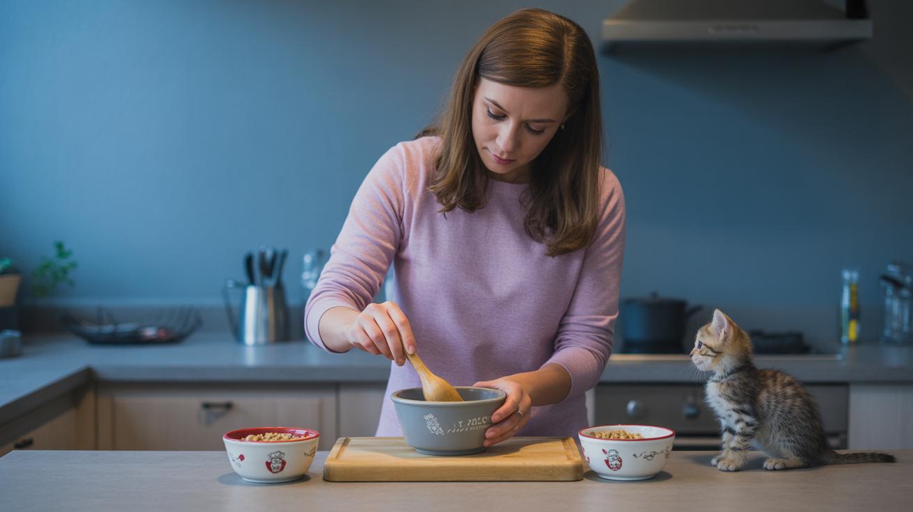 - Wean kittens simple gruel recipes, mixing ratios, warming and storage.jpg